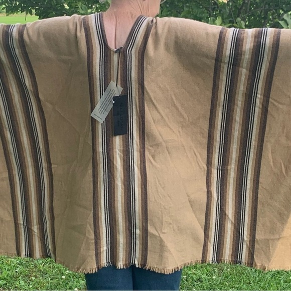 Nili Lotan wool blend poncho sweater one size New With Tags - Picture 6 of 16